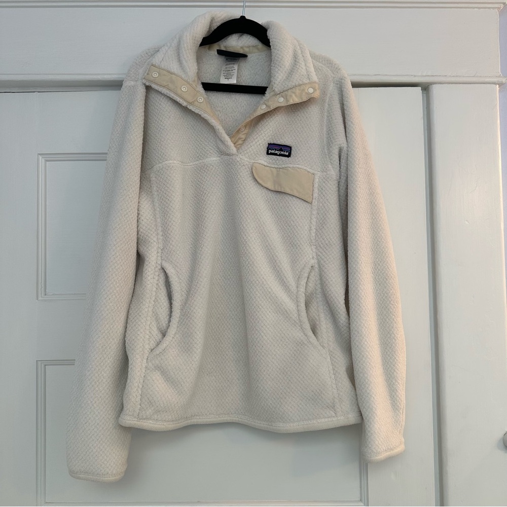 Patagonia - quarter snap re-tool jacket / fleece coat